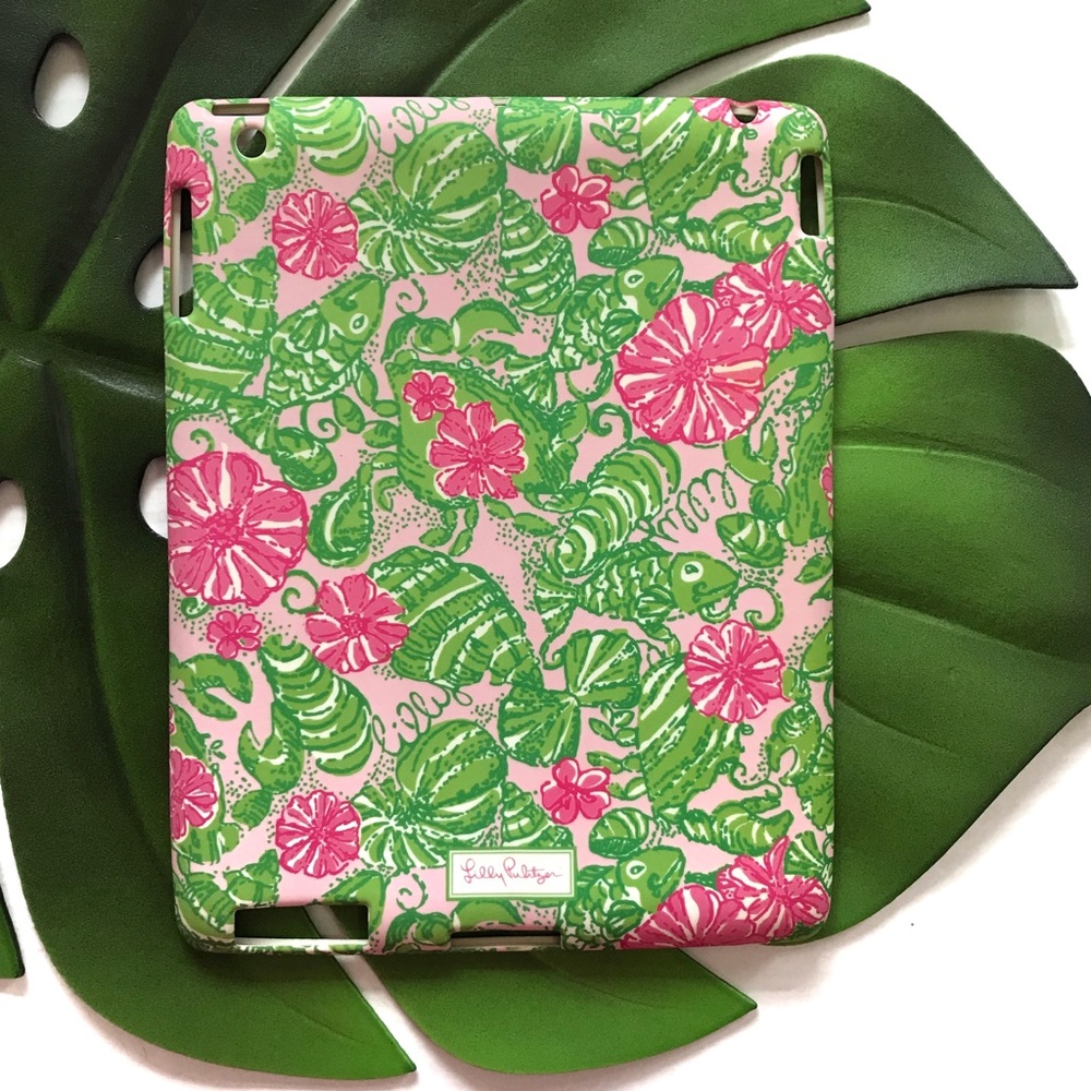 Lilly Pulitzer iPad 2 case - Chum Bucket with fish